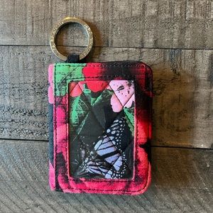 Vera Bradley mini wallet/keychain